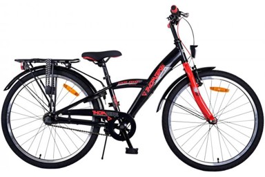 VOLARE Dječji bicikl Thombike, 24", crno-crveni, 3 brzine